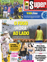 Capa do jornal Super Notícia 17/09/2021