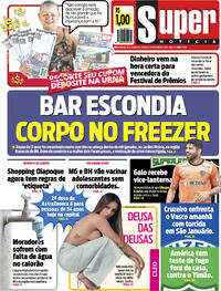 Capa do jornal Super Notícia 18/09/2021