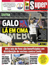 Capa do jornal Super Notícia 20/05/2021