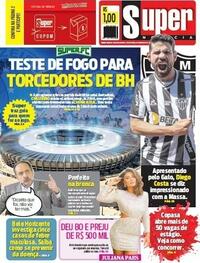 Capa do jornal Super Notícia 20/08/2021