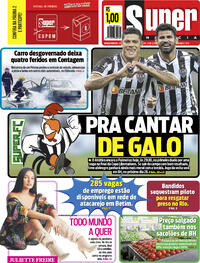 Capa do jornal Super Notícia 21/09/2021