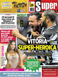 Capa do jornal Super Notícia 21/10/2021