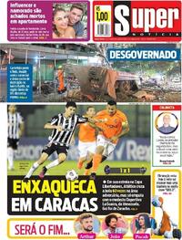 Capa do jornal Super Notícia 22/04/2021