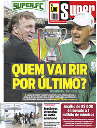 Capa do jornal Super Notícia 22/05/2021