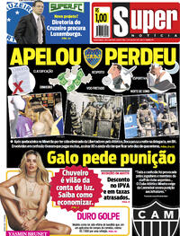 Capa do jornal Super Notícia 22/07/2021