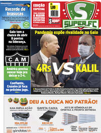 Capa do jornal Super Notícia 23/08/2021