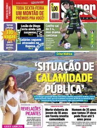 Capa do jornal Super Notícia 23/09/2021