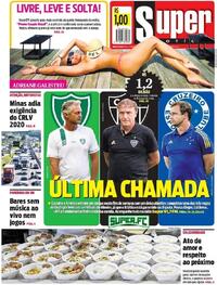 Capa do jornal Super Notícia 24/04/2021