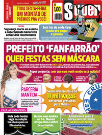 Capa do jornal Super Notícia 25/08/2021