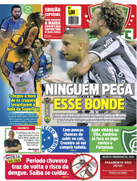 Capa do jornal Super Notícia 25/10/2021