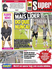 Capa do jornal Super Notícia 26/05/2021