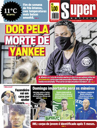 Capa do jornal Super Notícia 26/06/2021