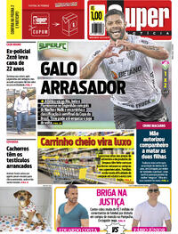 Capa do jornal Super Notícia 27/08/2021
