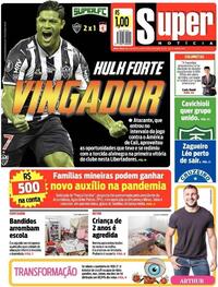 Capa do jornal Super Notícia 28/04/2021