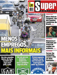 Capa do jornal Super Notícia 28/05/2021