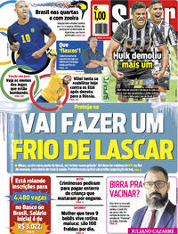 Capa do jornal Super Notícia 29/07/2021