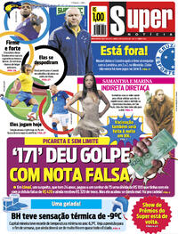 Capa do jornal Super Notícia 31/07/2021