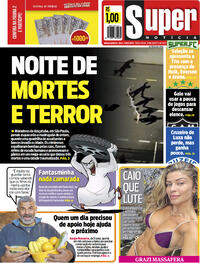 Capa do jornal Super Notícia 31/08/2021