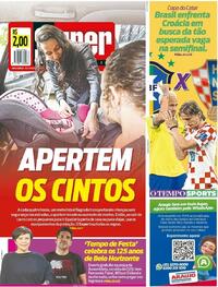 Capa do jornal Super Notícia 09/12/2022