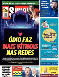 Capa do jornal Super Notícia 16/09/2022