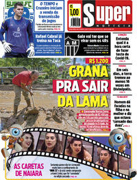 Capa do jornal Super Notícia 19/01/2022