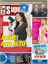 Capa do jornal Super Notícia 19/08/2022