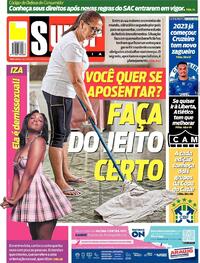 Capa do jornal Super Notícia 21/10/2022