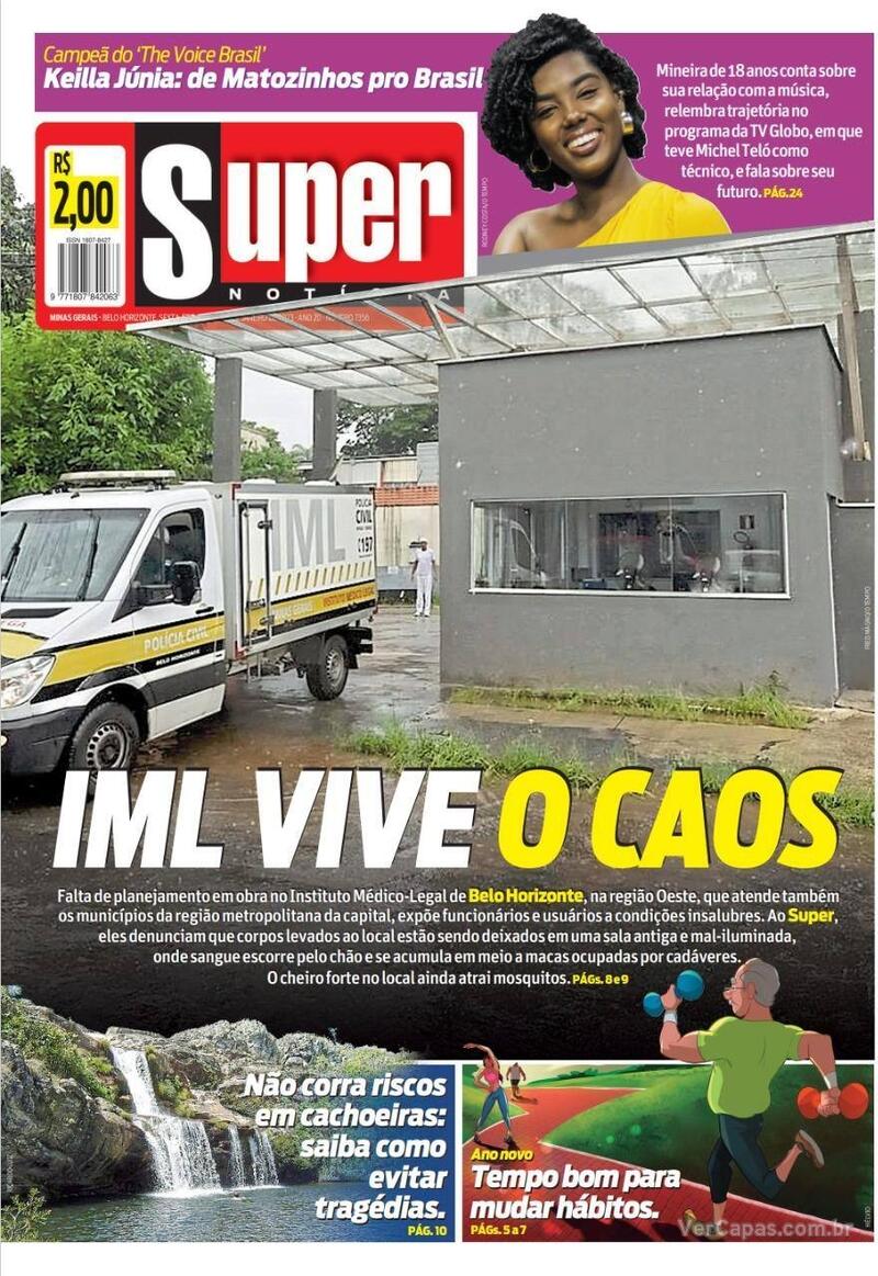 Capa Super Notícia Sexta 6 De Janeiro De 2023 9915