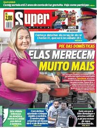 Capa do jornal Super Notícia 05/05/2023