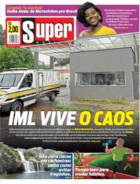 Capa do jornal Super Notícia 06/01/2023
