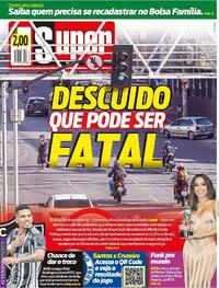 Capa do jornal Super Notícia 15/09/2023