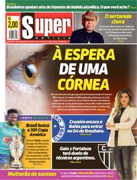 Capa do jornal Super Notícia 21/06/2024