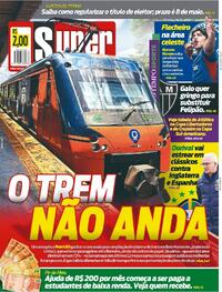 Capa do jornal Super Notícia 22/03/2024