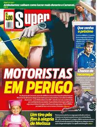 Capa do jornal Super Notícia 26/01/2024