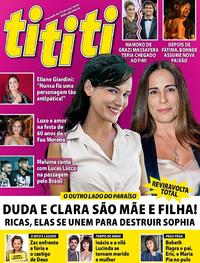 Capa da revista Tititi 15/11/2017