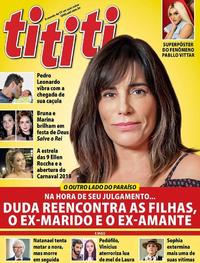Capa da revista Tititi 10/01/2018