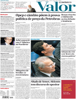 Capa do jornal Valor Econômico 02/12/2016