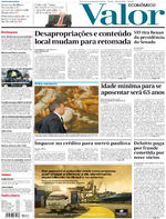 Capa do jornal Valor Econômico 06/12/2016
