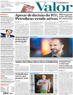 Capa do jornal Valor Econômico 09/12/2016