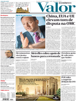 Capa do jornal Valor Econômico 13/12/2016