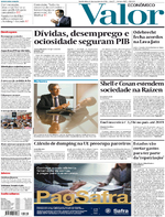 Capa do jornal Valor Econômico 23/11/2016