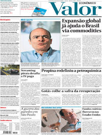 Capa do jornal Valor Econômico 03/03/2017