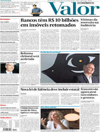Capa do jornal Valor Econômico 06/03/2017