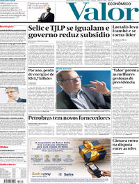 Capa do jornal Valor Econômico 06/12/2017