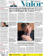 Capa do jornal Valor Econômico 09/02/2017