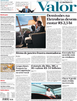 Capa do jornal Valor Econômico 30/01/2017