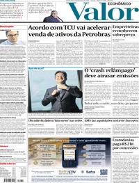 Capa do jornal Valor Econômico 07/02/2018