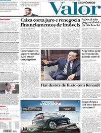 Capa do jornal Valor Econômico 06/06/2019