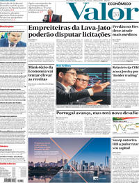 Capa do jornal Valor Econômico 09/07/2019
