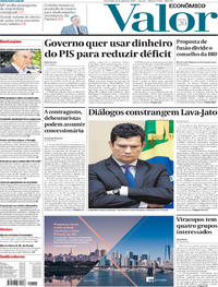 Capa do jornal Valor Econômico 11/06/2019